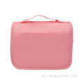 Bolsa de lavado de aseo de viaje Nylon Rosa Magno de maquillaje